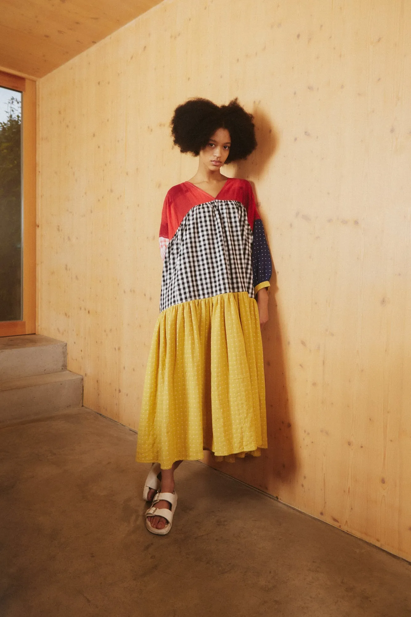 Ballad Dress Patchwork Check