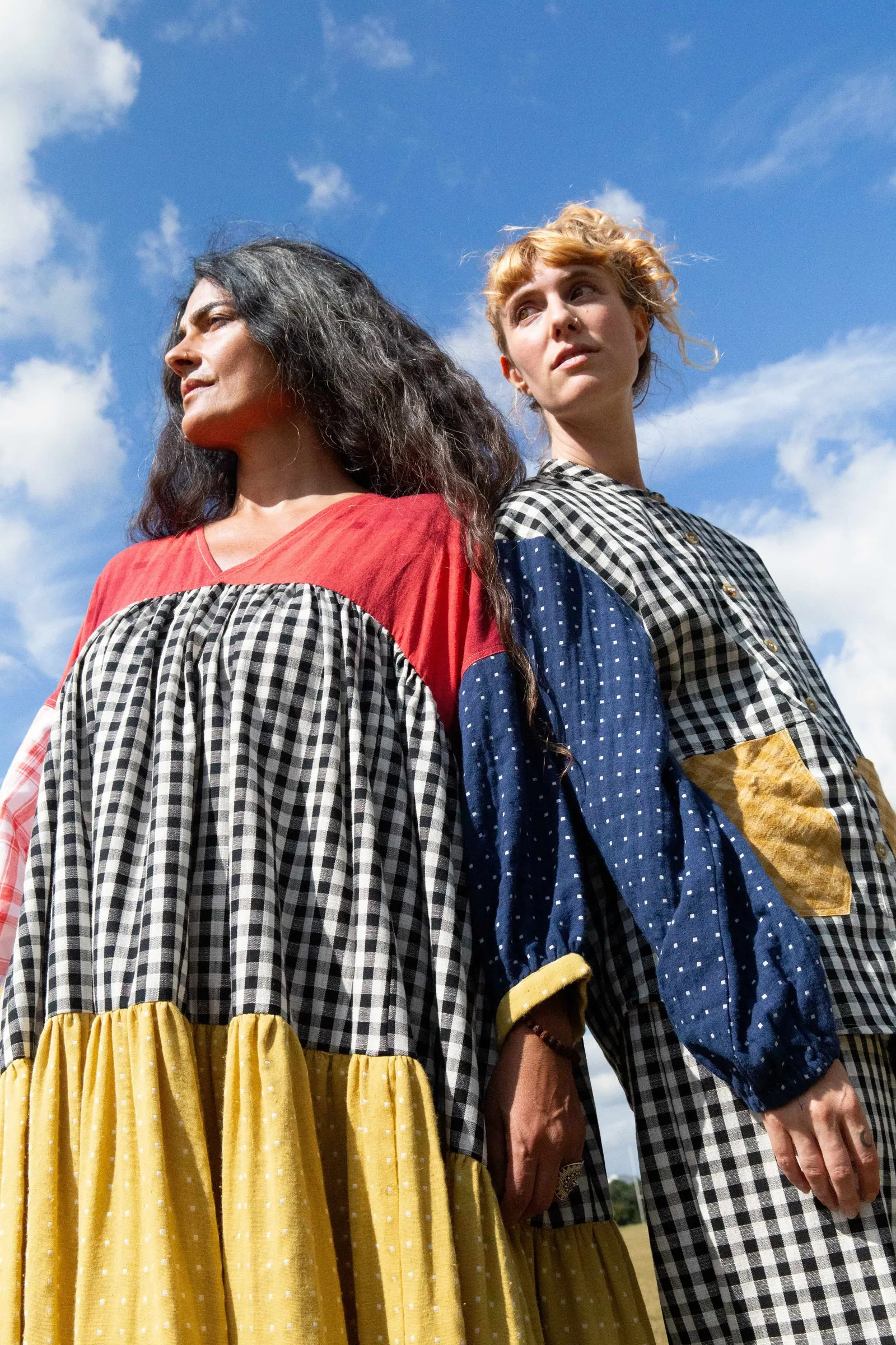 Ballad Dress Patchwork Check