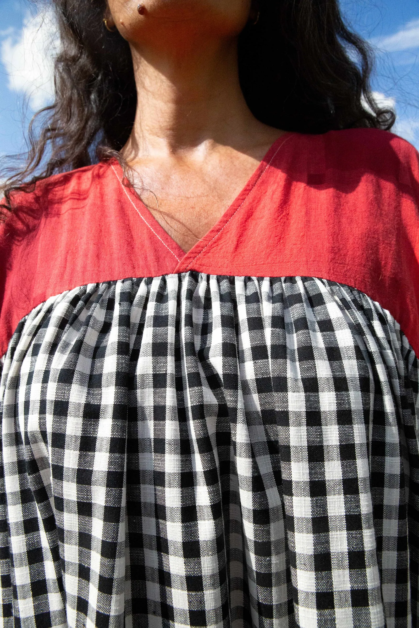 Ballad Dress Patchwork Check