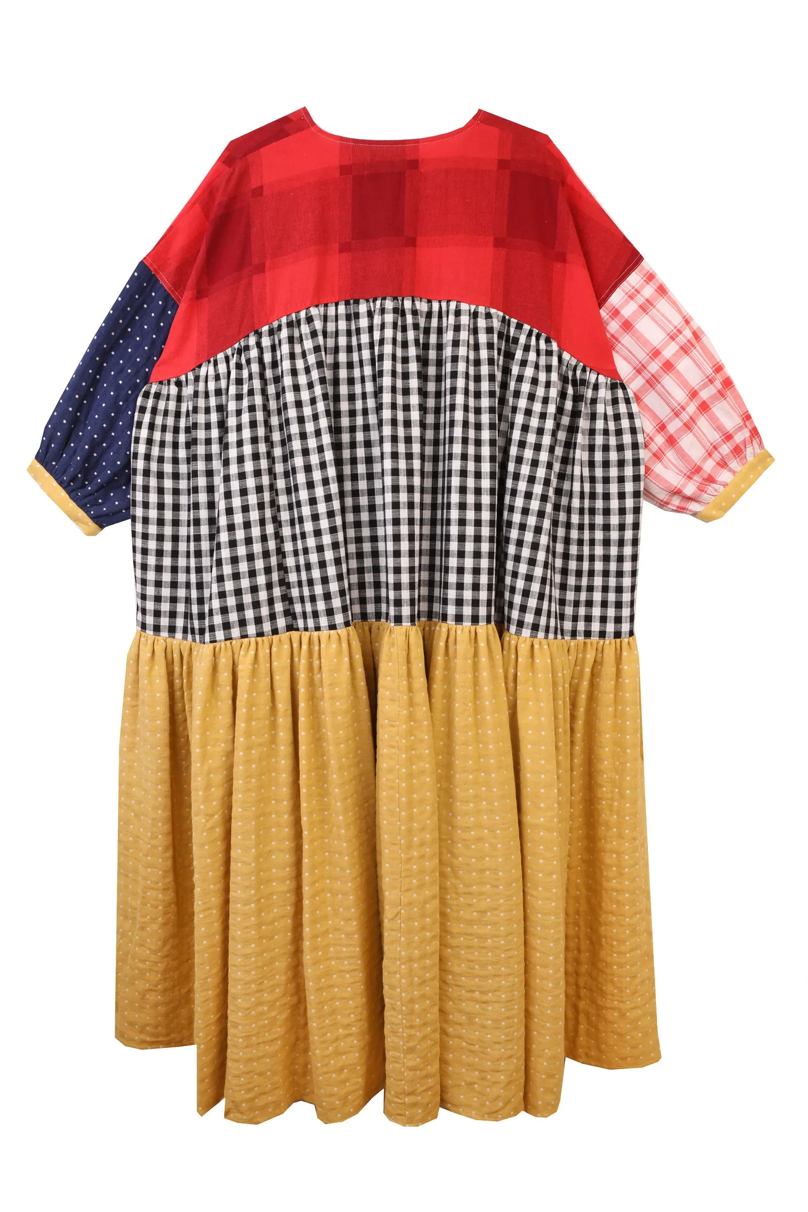 Ballad Dress Patchwork Check
