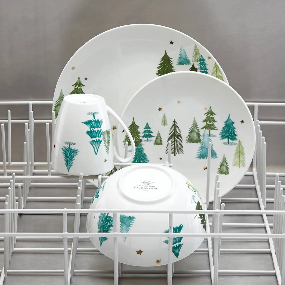 Balsam Lane 4-Piece Mug Set