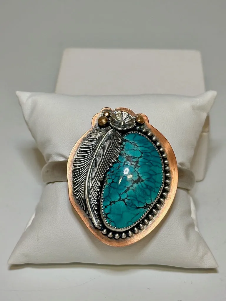 BAMBOO MOUNTAIN FEATHER CUFF JK108
