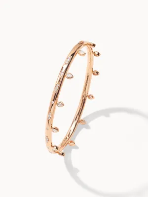 Bangle GYPSY 'Drop' 17 cm 18K rose gold