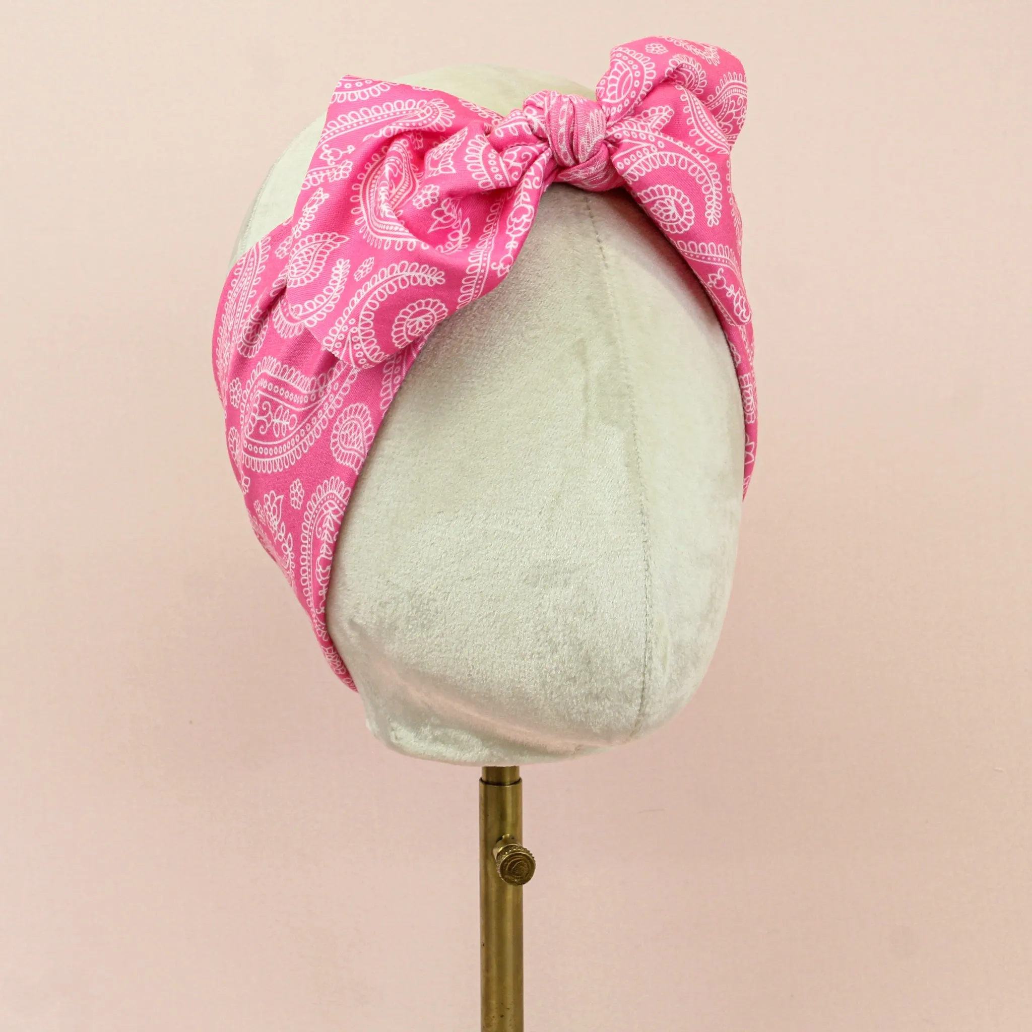 Barbie's Bandana Paisley Top Knot Headband