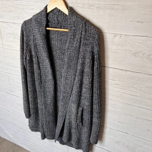 Barefoot Dreams Cardigan Womens Size Medium Blue Gray Montecito CozyChic Lite