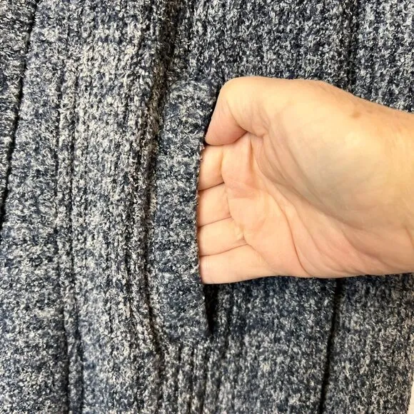 Barefoot Dreams Cardigan Womens Size Medium Blue Gray Montecito CozyChic Lite