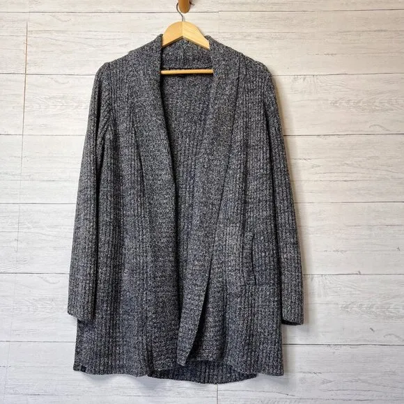 Barefoot Dreams Cardigan Womens Size Medium Blue Gray Montecito CozyChic Lite