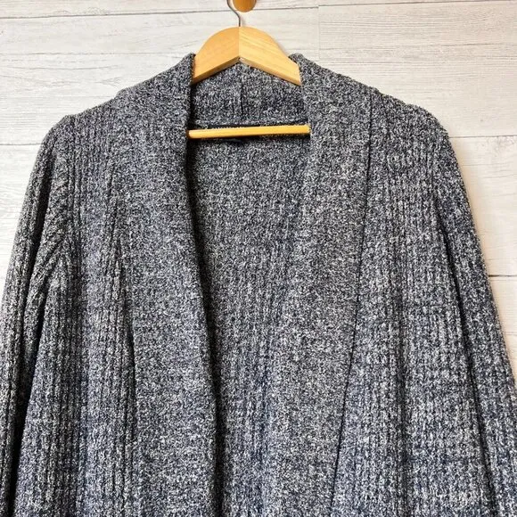 Barefoot Dreams Cardigan Womens Size Medium Blue Gray Montecito CozyChic Lite