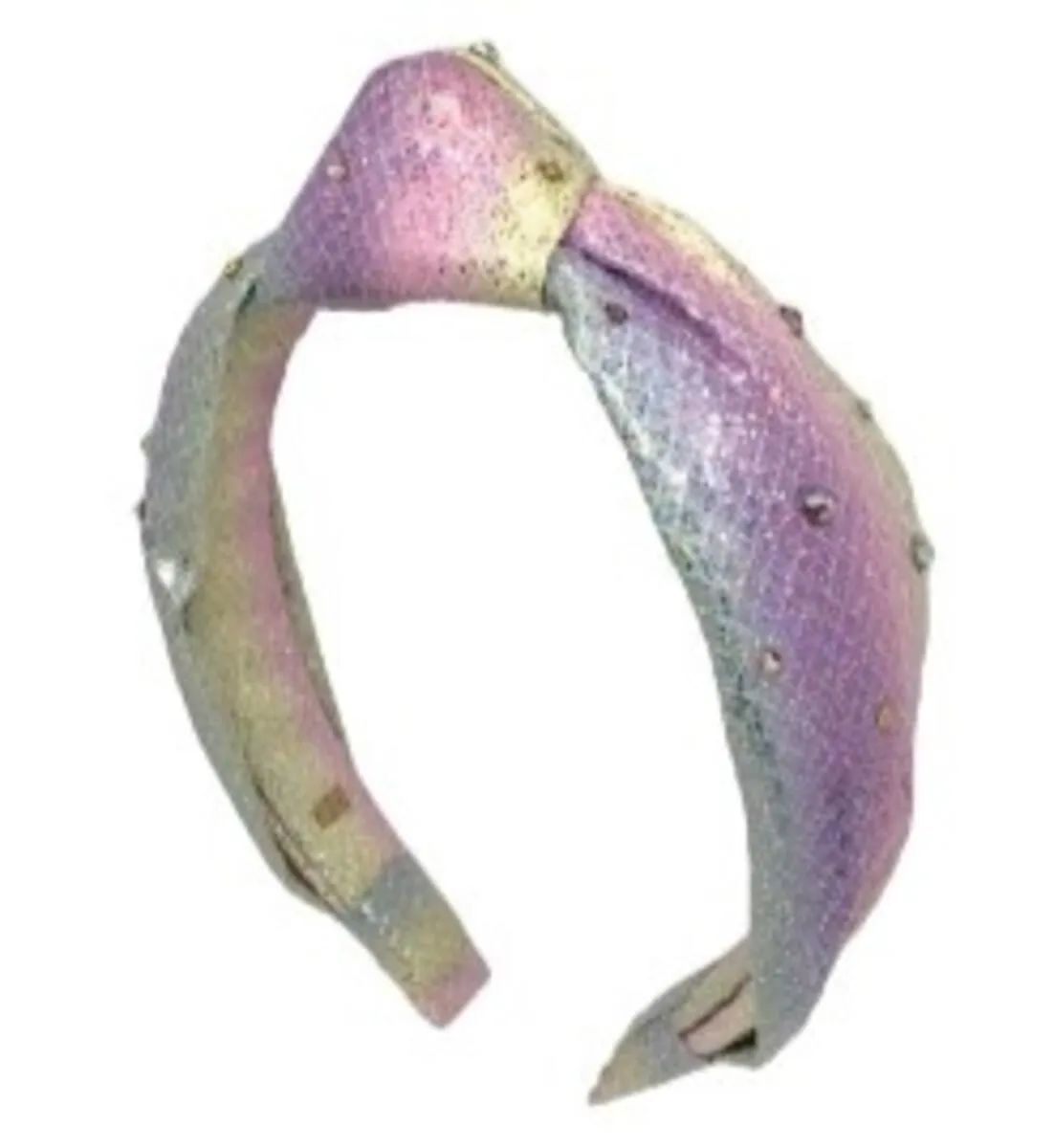 Bari Lynn Lavender Pastel Glitter Galaxy Headband with Crystals