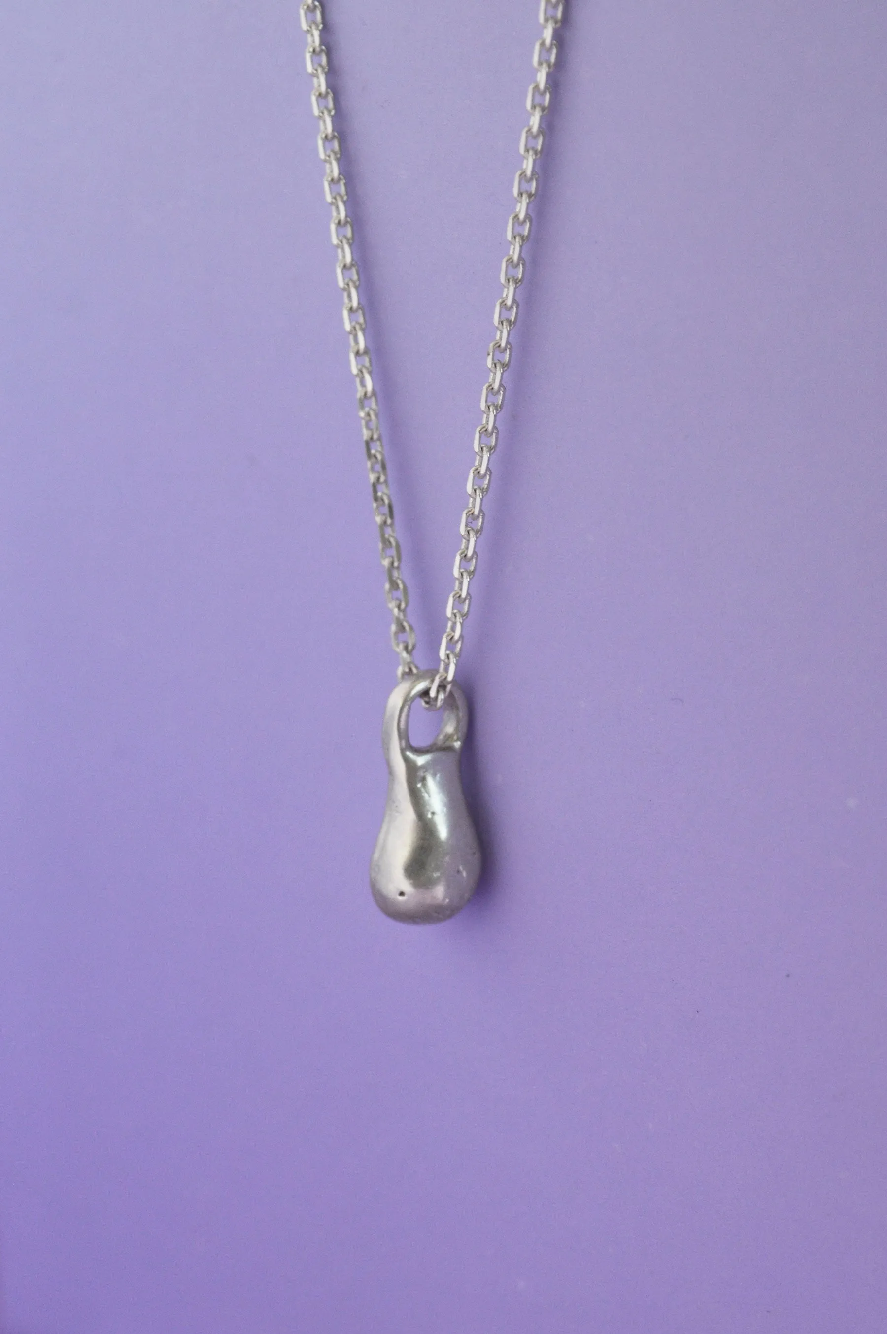 Bean Silver Pendant