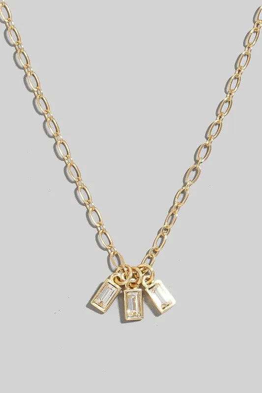 Beecher Faceted Glass Necklace