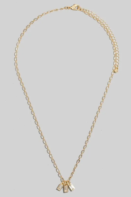 Beecher Faceted Glass Necklace