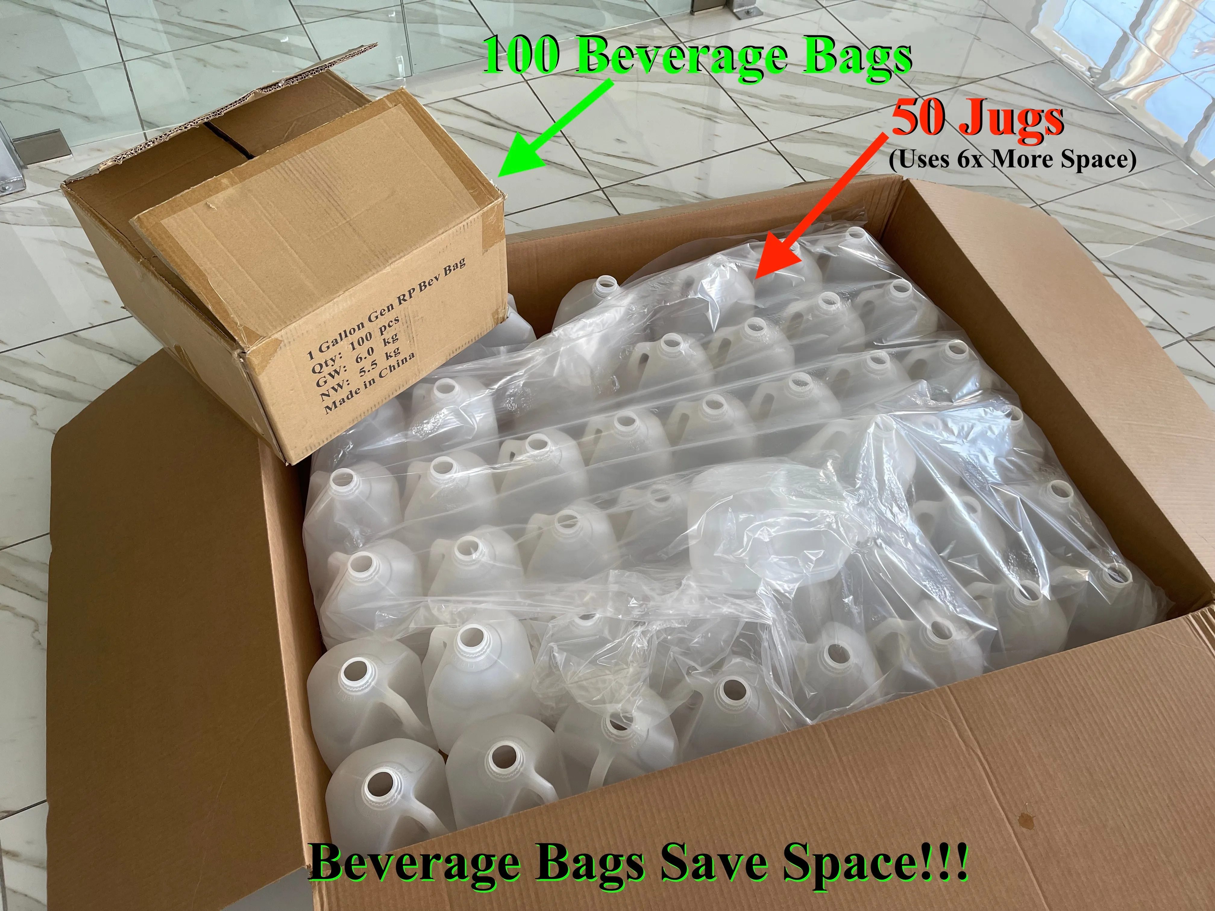 Beverage Bags (Case of 100) $0.79/Each