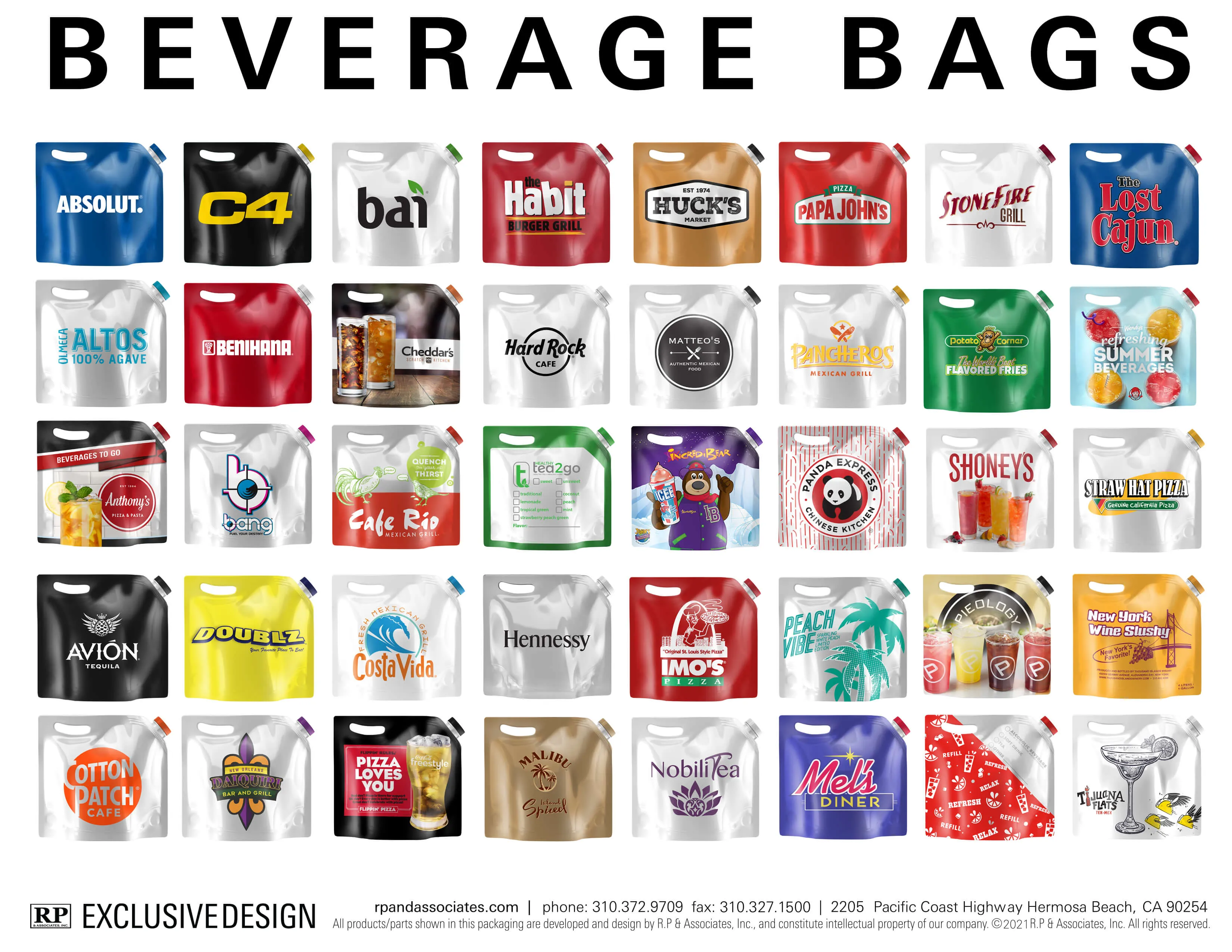 Beverage Bags (Case of 100) $0.79/Each