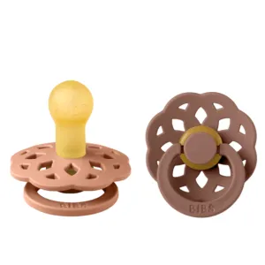 BIBs Boheme Dummies | 2 Pack | Peach & Woodchuck