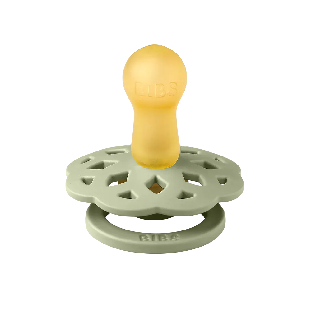 Bibs Boheme Latex Pacifiers - Ivory/Sage (2 Pack)