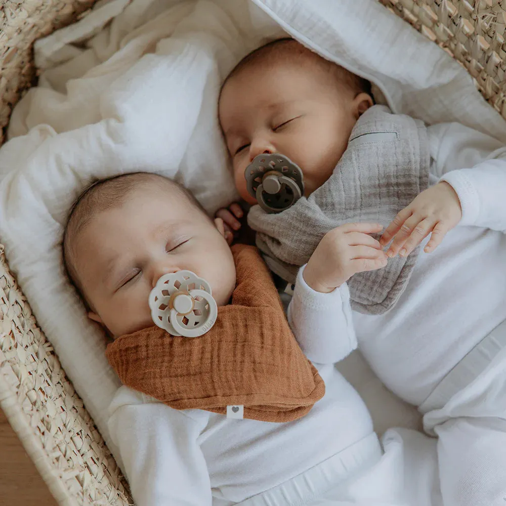 Bibs Boheme Latex Pacifiers - Ivory/Sage (2 Pack)