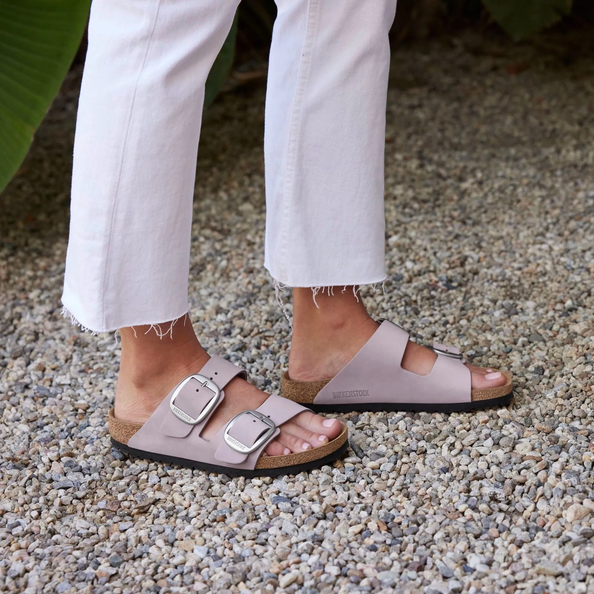 Birkenstock Arizona Big Buckle purple fog nubuck