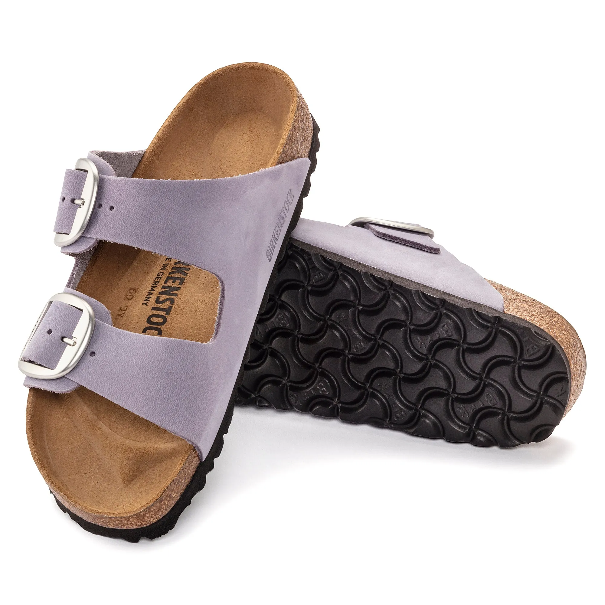 Birkenstock Arizona Big Buckle purple fog nubuck