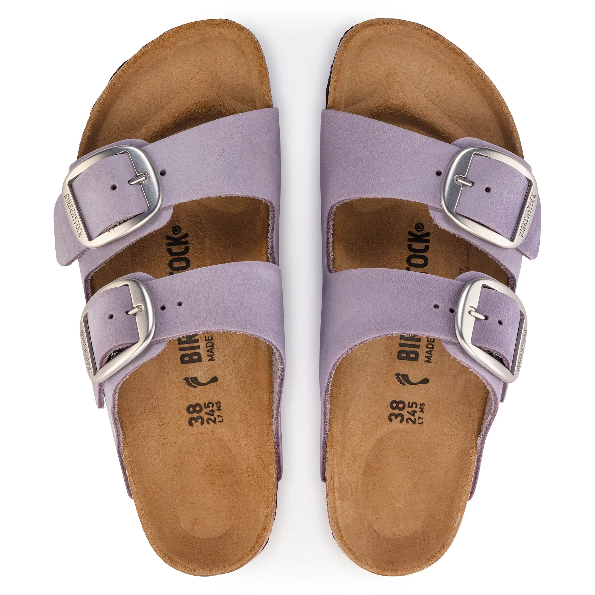 Birkenstock Arizona Big Buckle purple fog nubuck