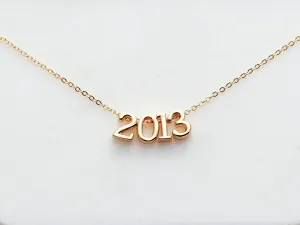 Birth Year Necklace