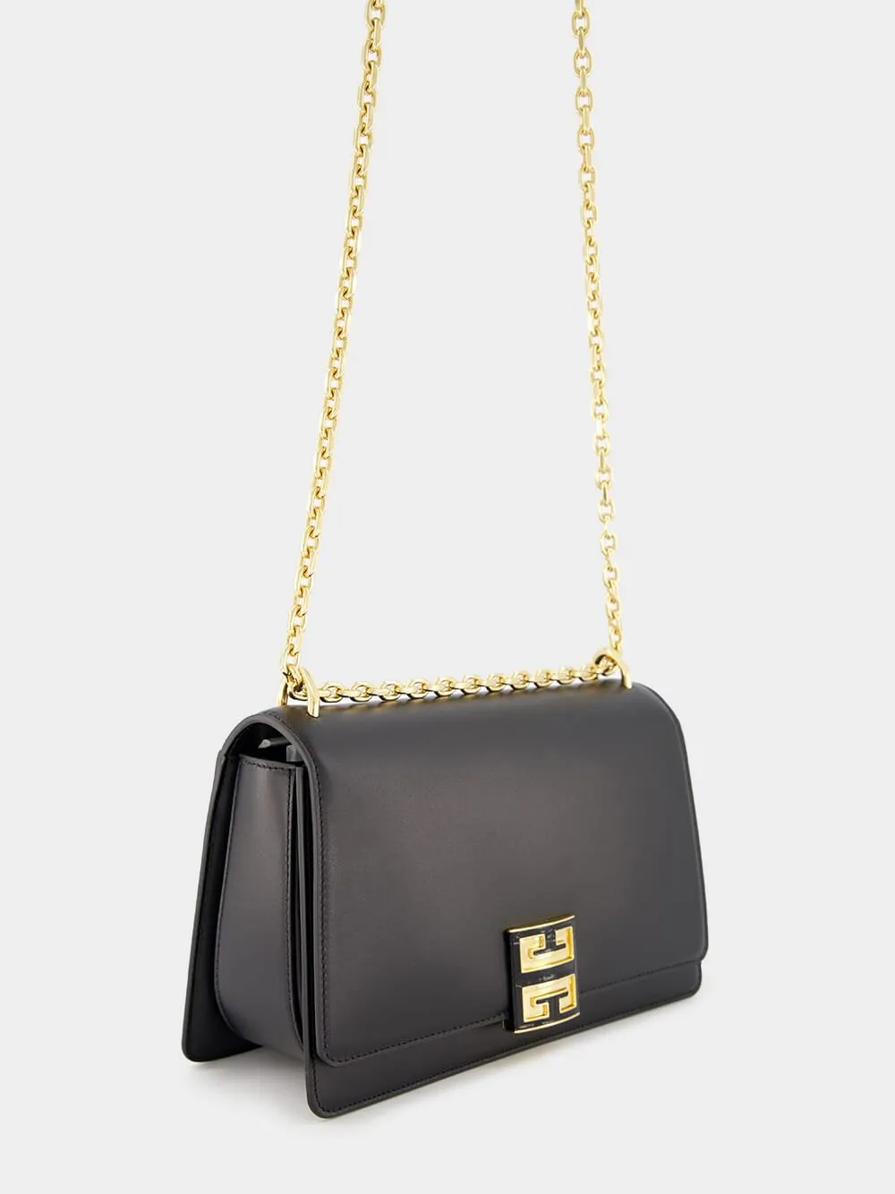 Black Medium 4G Leather Chain Bag