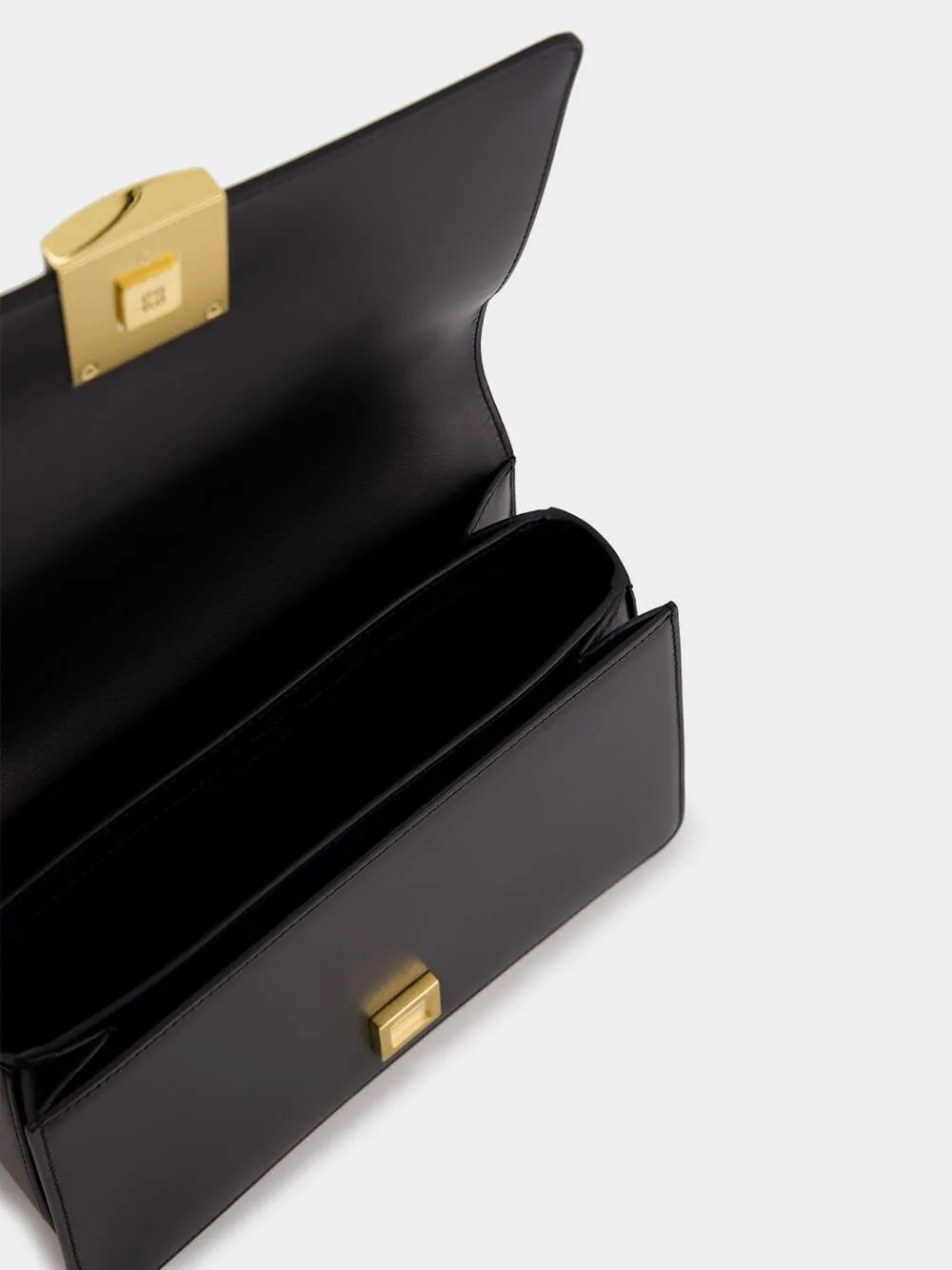 Black Medium 4G Leather Chain Bag