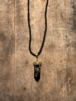 Black Onyx Scorpio Pendant