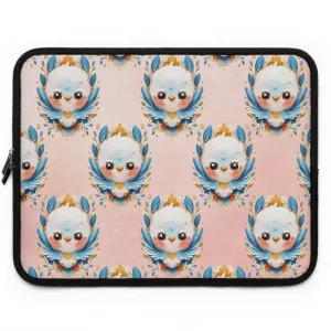 Black Polyester Laptop Sleeve Dual Zipper Enclosures