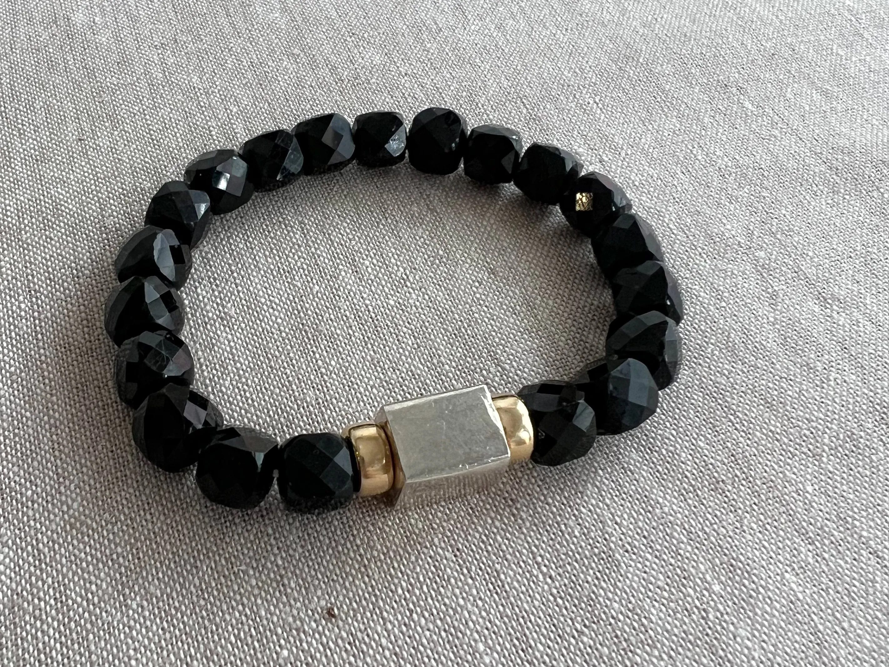 Black Tourmaline Men's Bracelet