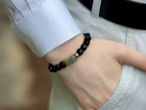 Black Tourmaline Men's Bracelet