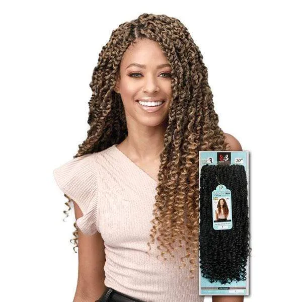 Bobbi Boss African Roots Collection Crochet Braid - 3X BOHEMIAN BOX BRAID 20"