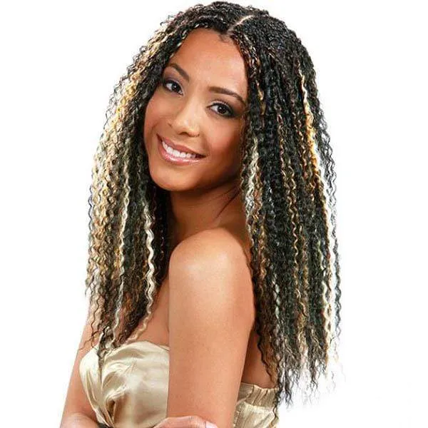 Bobbi Boss African Roots Collection Crochet Braid - BRAZILIAN BOHEMIAN CURL 18"