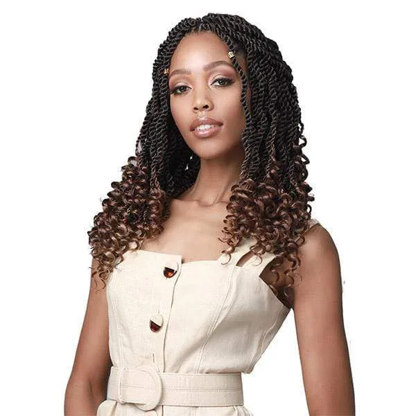 Bobbi Boss Wavy Senegal Twist Curly Tips 2X Braid - 14"