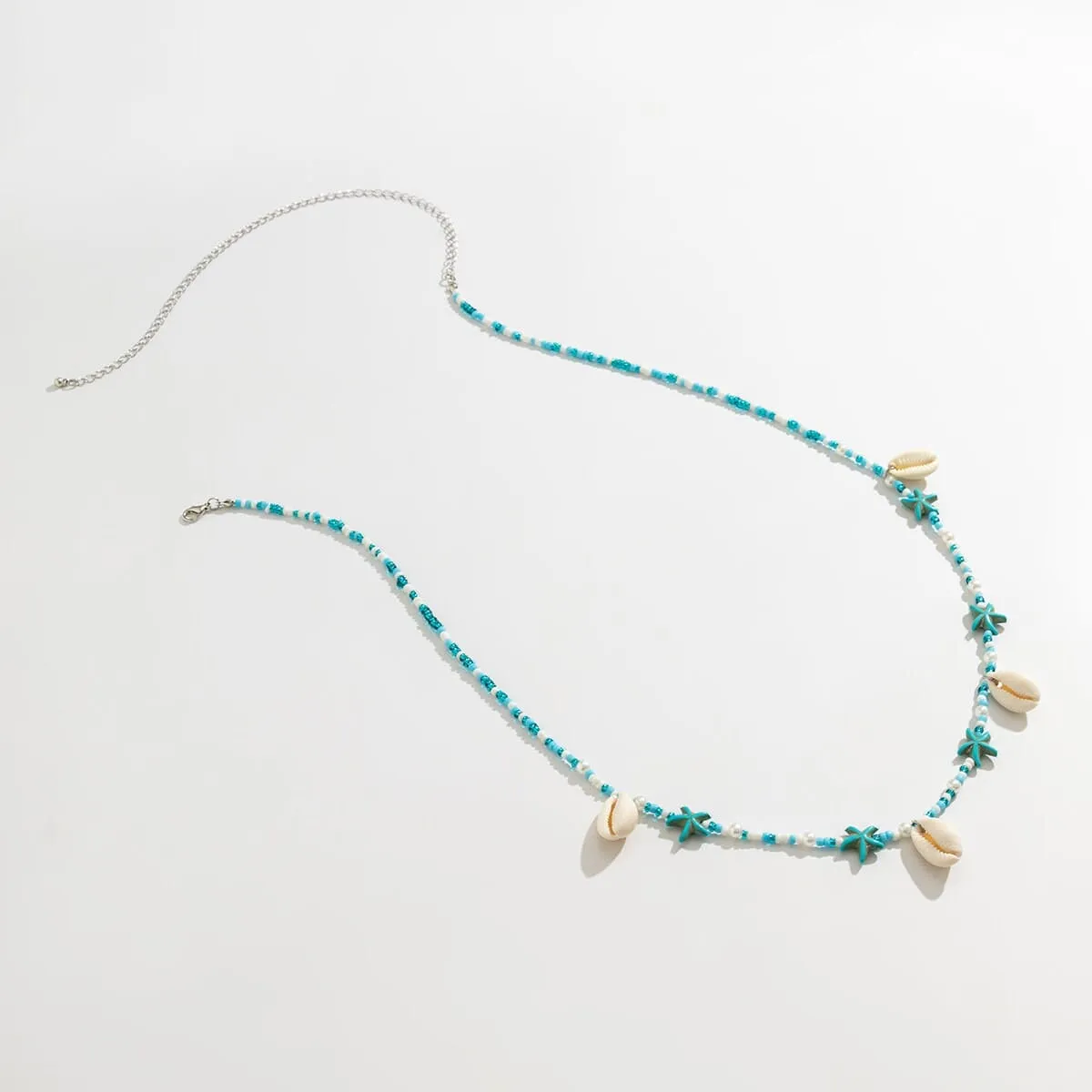 Bohemian Cowry Shell Tassel Starfish Seed Bead Waist Chain