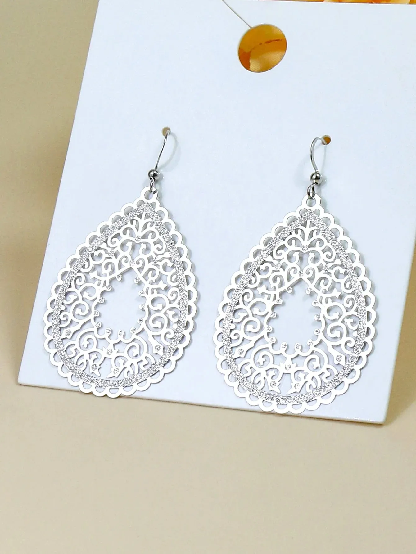 Bohemian Hollow Carved Earrings | Minimalist Dangle Earrings | Women's Jewelry