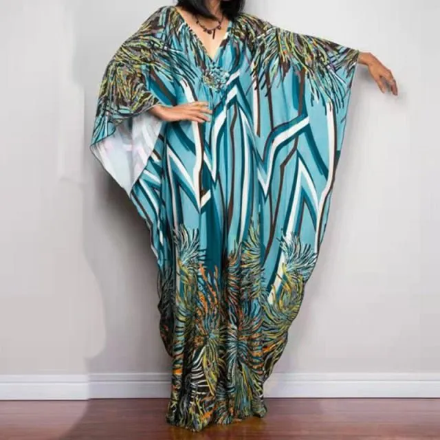 Bohemian Printed Kaftan in Various Styles