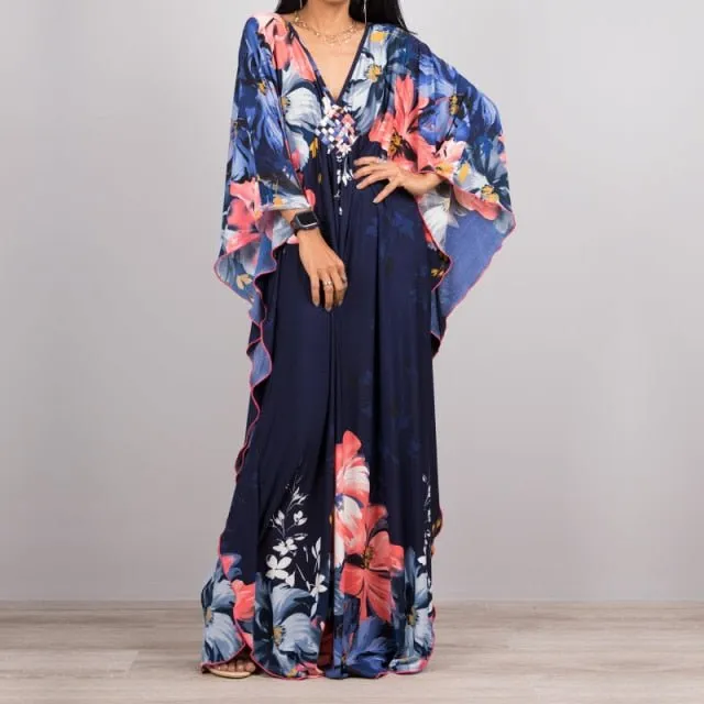 Bohemian Printed Kaftan in Various Styles