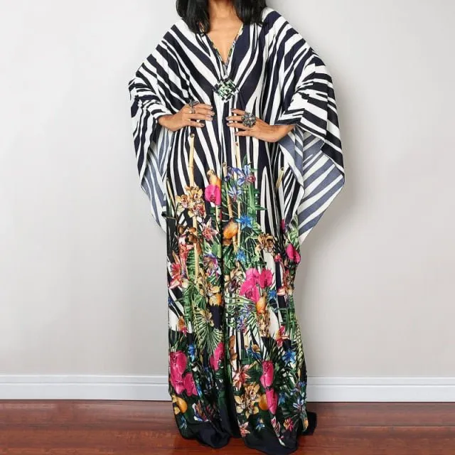 Bohemian Printed Kaftan in Various Styles