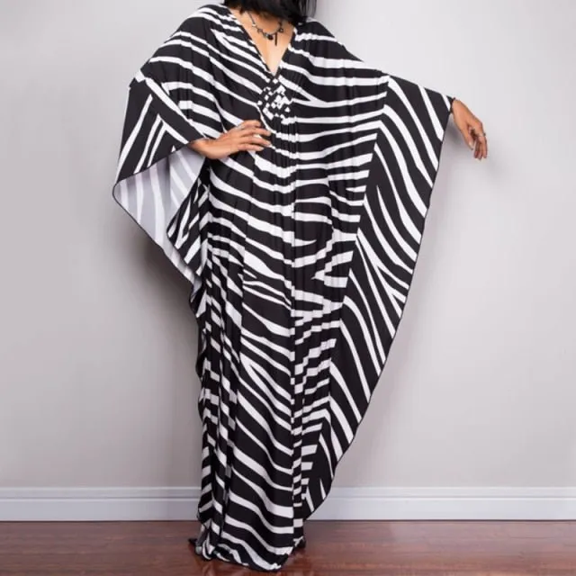 Bohemian Printed Kaftan in Various Styles