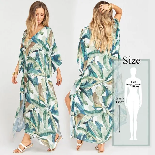Bohemian Printed Kaftan in Various Styles