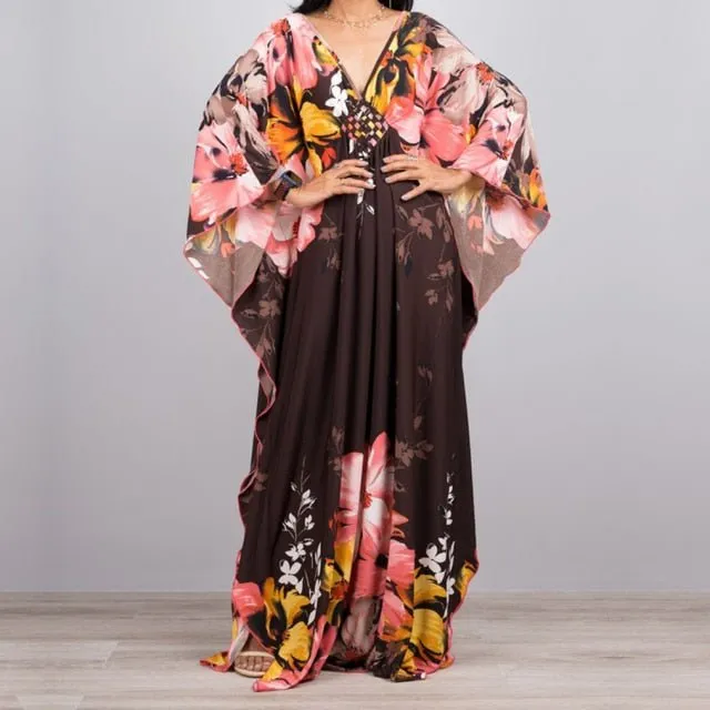 Bohemian Printed Kaftan in Various Styles