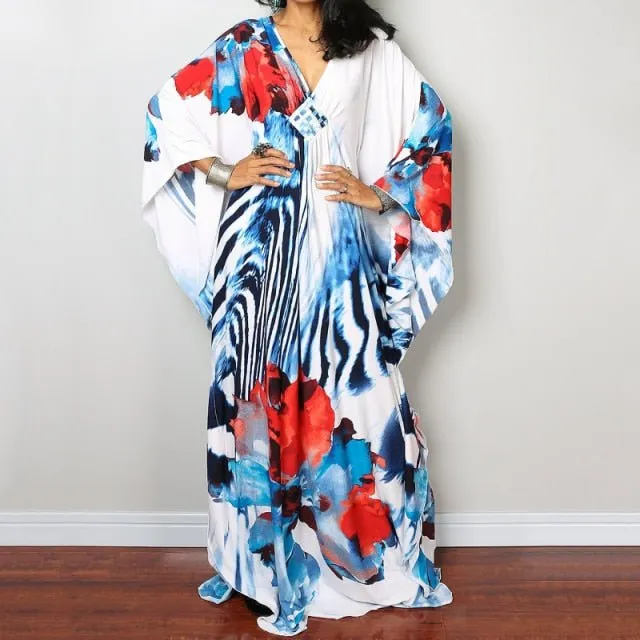 Bohemian Printed Kaftan in Various Styles