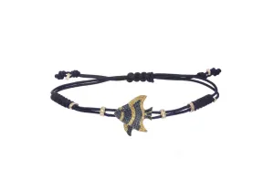 Bracelet Fish White Gold Sapphires & Diamonds
