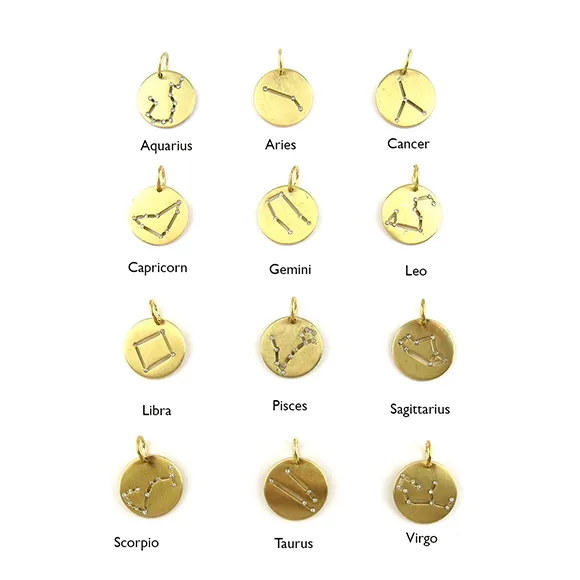 Brass Constellation Charm