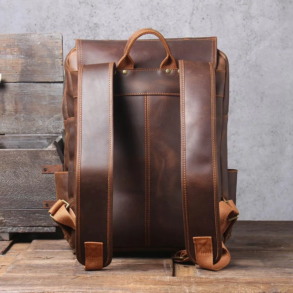 Brauner Leder-Rucksack | ÅRE