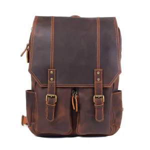 Brauner Leder-Rucksack | ÅRE