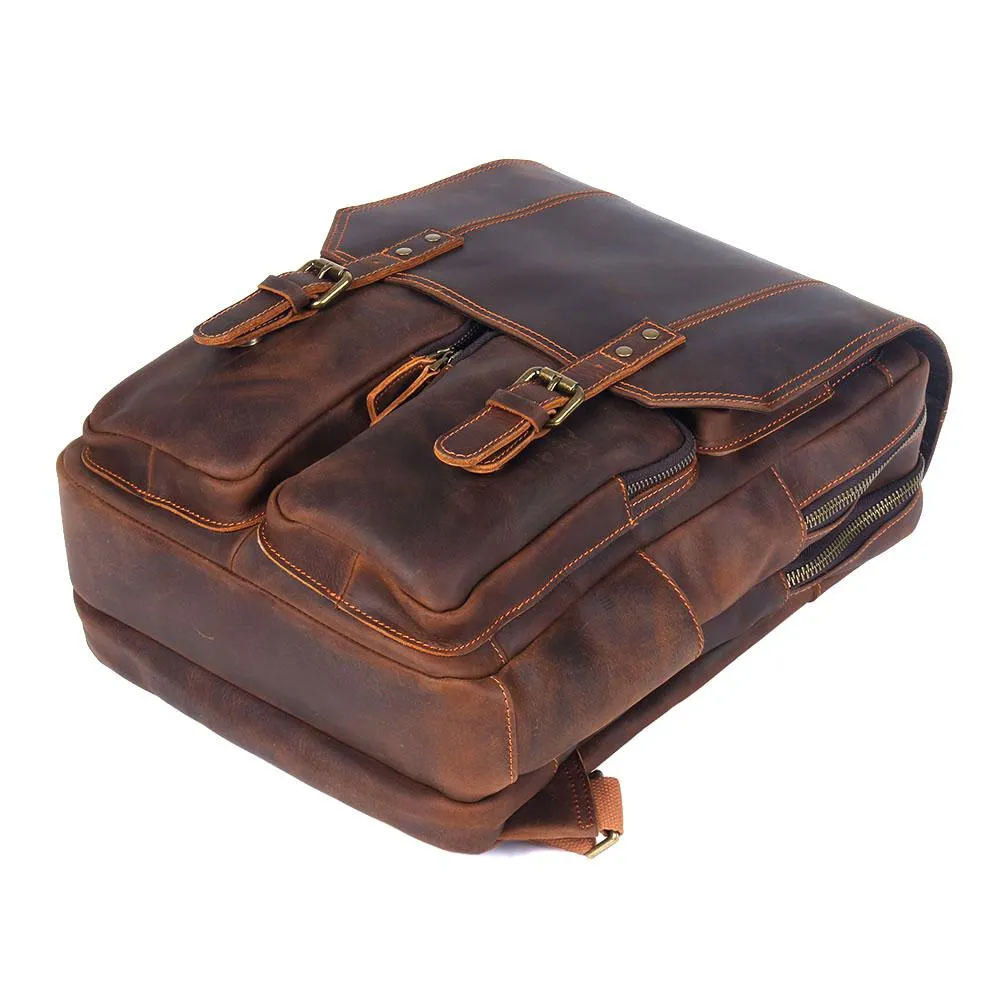 Brauner Leder-Rucksack | ÅRE