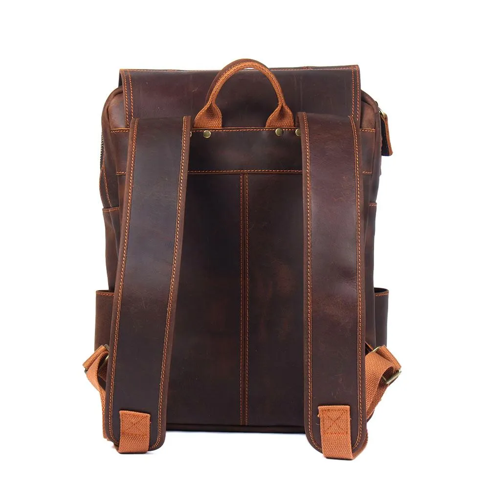 Brauner Leder-Rucksack | ÅRE