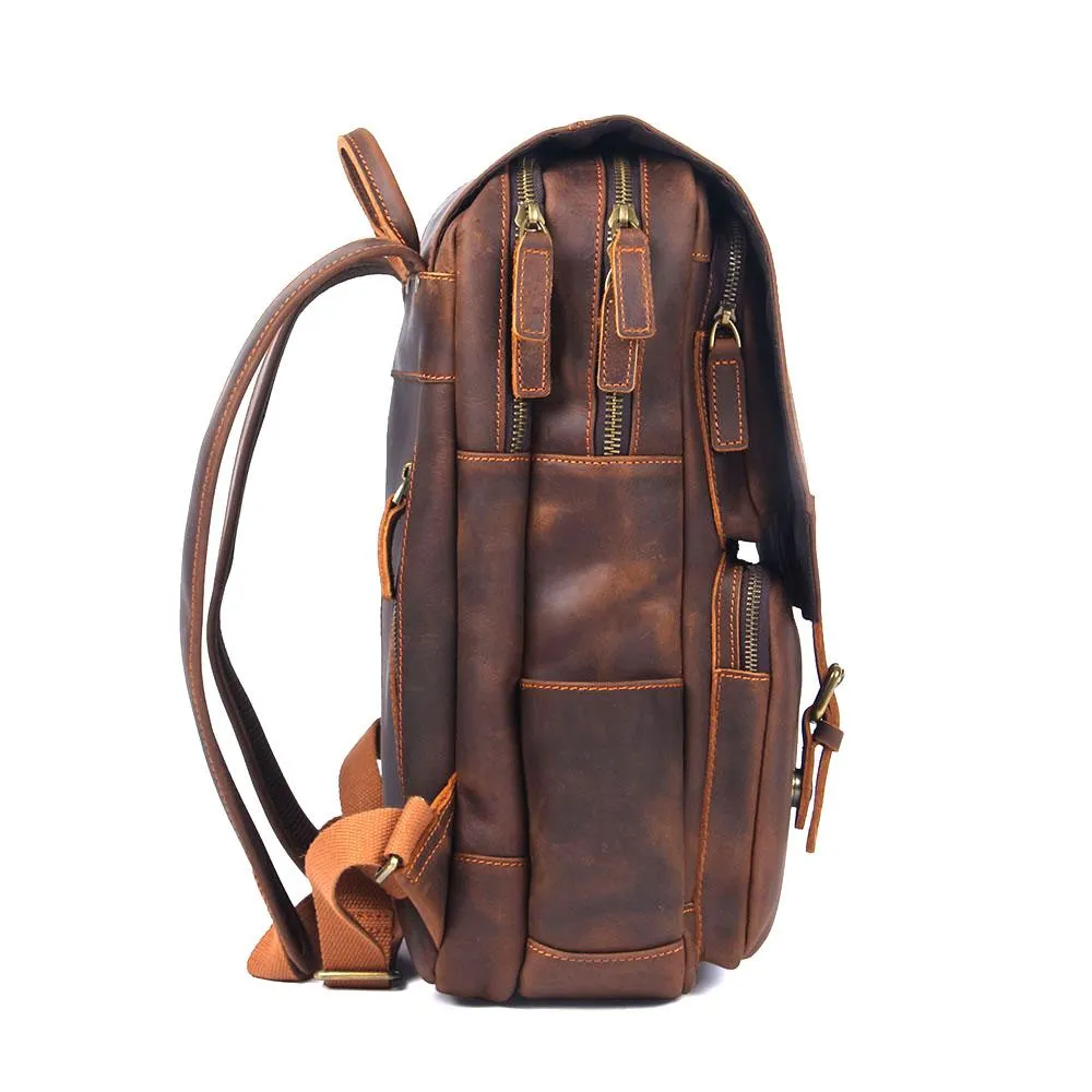 Brauner Leder-Rucksack | ÅRE